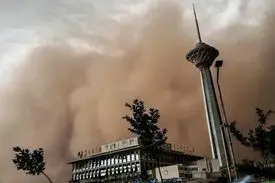 تهران در آستانه طوفان؛ باد شدید و گردوخاک در راه است