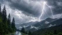 هشدار هواشناسی برای ۸ استان؛ رگبار و رعدوبرق در نیمه شمالی