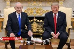 آغاز نشست ترامپ با نتانیاهو در کاخ سفید