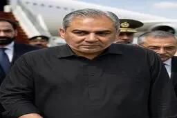 وزیر کشور پاکستان وارد مشهد شد