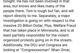 اعزام فرمانده مرزی مشهور آمریکا به مینه‌سوتا توسط ترامپ 