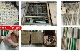 محموله سنگین اقلام ضد امنیتی گروهک‌های ضد انقلاب، حین انتقال به داخل کشور کشف و ضبط شد