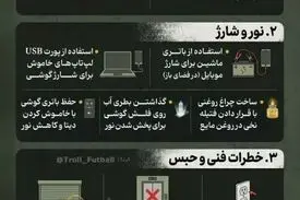 اگر برق در شرایط جنگی قطع شد چه کنیم؟!