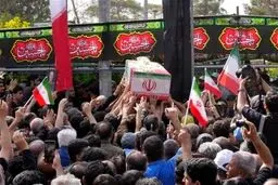 خاکسپاری شهدای مقاومت ملی فردا در بهشت زهرا(س)