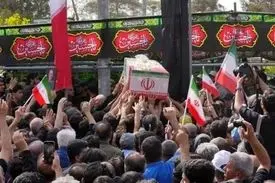 خاکسپاری شهدای مقاومت ملی فردا در بهشت زهرا(س)