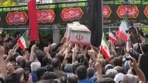 خاکسپاری شهدای مقاومت ملی فردا در بهشت زهرا(س)