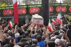 خاکسپاری شهدای مقاومت ملی فردا در بهشت زهرا(س)