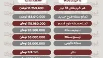 قیمت طلا، سکه و دلار امروز چهارشنبه 13 خرداد