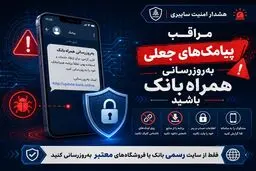 پلیس فتا: مراقب پیامک‌های جعلی «به‌روزرسانی همراه‌بانک» باشید