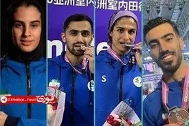 پایان کار دوومیدانی کاران ایران با یک مدال نقره و ۳ برنز