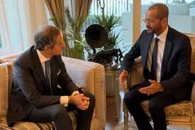 دیدار وزیر خارجه عمان با گروسی