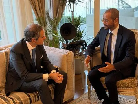 دیدار وزیر خارجه عمان با گروسی