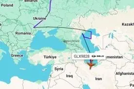 ساعاتی پیش یک فروند هواپیمای باری نظامی روسیه در ایران فرود آمد