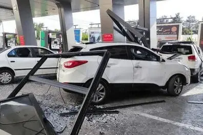 انفجار در پمپ‌بنزین حصارسرخ شاندیز؛ نشت گاز علت اولیه حادثه اعلام شد