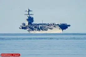 ناو هواپیمابر هسته‌ای فورد در سواحل اسرائیل مستقر می‌شود