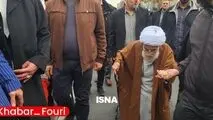 حضور آیت الله جنتی در راهپیمایی ۲۲ بهمن تهران