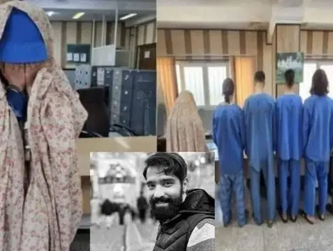 اولین عکس از خانم بلاگر و 5 همدستش در قتل حمیدرضا رجب زاده مداح تهرانی + نحوه بازداشت متهم زن قبل از ترک ایران
