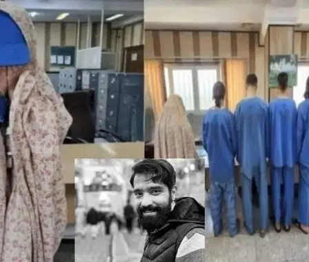 اولین عکس از خانم بلاگر و 5 همدستش در قتل حمیدرضا رجب زاده مداح تهرانی + نحوه بازداشت متهم زن قبل از ترک ایران