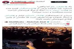 توییت عجیب و جنجالی از نماینده وزیر و رئیس کمیسیون تجدیدنظر رسیدگی به اختلافات گمرکی، درباره جان‌باختگان حوادث دی‌ماه