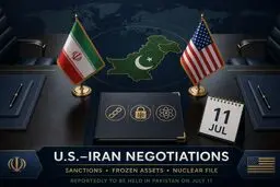ادعای الحدث به نقل از منابع آگاه: دور جدید مذاکرات آمریکا و ایران در تاریخ ۱۱ ژوئیه [۲۰ تیر] در پاکستان برگزار خواهد شد. دور بعدی مذاکرات بر موضوع تحریم‌ها، دارایی‌های مسدودشده ایران و پرونده هسته‌ای متمرکز خواهد بود