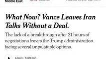 نیویورک‌تایمز: اکنون اصلی‌ترین اهرم فشار ترامپ، تهدید به ازسرگیری جنگ است که آن هم کارساز نیست