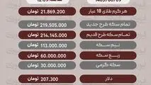 آخرین قیمت طلا، سکه، دلار،9شهریور+ جدول