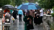 رگبار باران در ۱۱ استان
