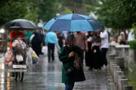 رگبار باران در ۱۱ استان