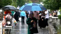 رگبار باران در ۱۱ استان