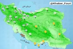 هشدار نارنجی بارش برف و باران