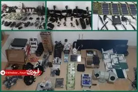 کشف و ضبط محموله‌ تجهیزات خرابکارانه از شبکه بزرگ انتقال اقلام نظامی گروهک‌های تروریستی تجزیه طلب