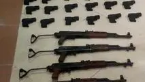 کشف محموله سلاح و مهمات جنگی قاچاق در مرز کردستان