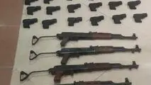 کشف محموله سلاح و مهمات جنگی قاچاق در مرز کردستان