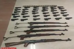 کشف محموله سلاح و مهمات جنگی قاچاق در مرز کردستان