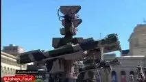 سامانه دفاع پدافندی کوتاه برد مجید در رژه امروز نیروهای مسلح ارمنستان در ایروان