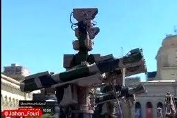سامانه دفاع پدافندی کوتاه برد مجید در رژه امروز نیروهای مسلح ارمنستان در ایروان