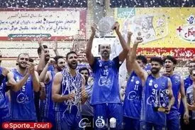 تصاویری از مراسم قهرمانی تیم بسکتبال استقلال