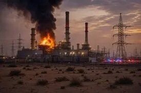 منابع عربی از هدف‌قرارگرفتن مستقیم یک نیروگاه برق در کویت خبر می‌دهند+ ویدیو